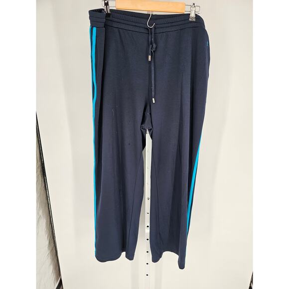 Danskin Now Women's Blue Lace Closer Elastic Waist High Rise Pants Size 2X/2XG - Picture 1 of 4